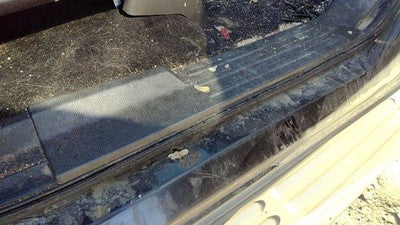 08 Expedition Passenger Right Lower Sill Step Moulding Trim Panel 1W Black/Camel