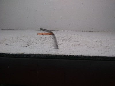 1985 Jeep Grand Wagoneer Driver Left Lower Side Chrome Windshield Trim Molding