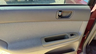 02-04 Toyota Camry Driver Left Rear Door Trim Panel With Switches Back Taupe 43