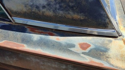 1964 Ford Thunderbird Coupe Driver Left Rear Moulding On Quarter Panel Oem
