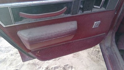 1990 Olds Eighty Eight Driver Left Rear Inside Door Trim Panel Only Oem Back Red