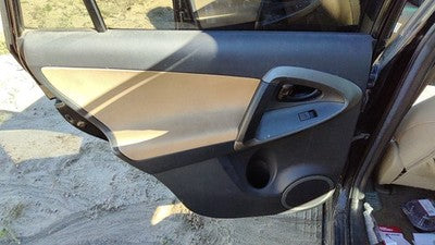 2011 Toyota Rav-4 Driver Left Rear Door Trim Panel With Switches Back Sand Beige
