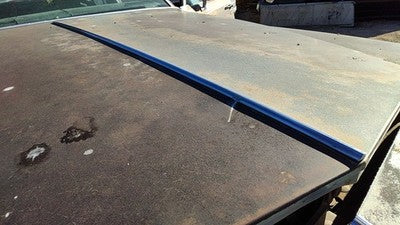 1984 Deville Sedan Center Chrome Trim Strip From Hood Oem