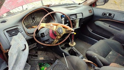 1996-2000 Civic Hx Coupe Passenger Right Power Window Regulator With Motor Oem