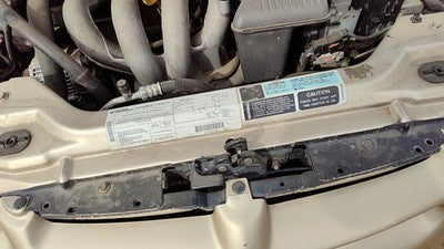 95-00 Dodge Stratus Top Plastic Cover Above Radiator Support Sight Shield Oem