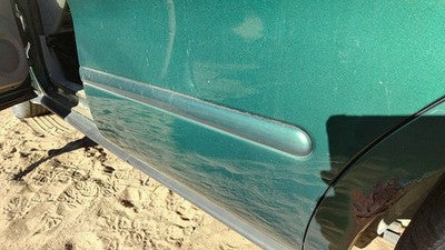 00-07 Taurus Driver Left Rear Moulding From Door Back Trim Strip Su Tropic Green
