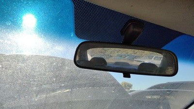 2004-2009 Kia Spectra Inside Rear View Mirror Oem Windshield Mounted 8510127000