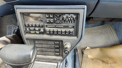 1985-1991 Olds Cutlass Calais Trim Bezel Around Radio Surround Dash Panel Blue