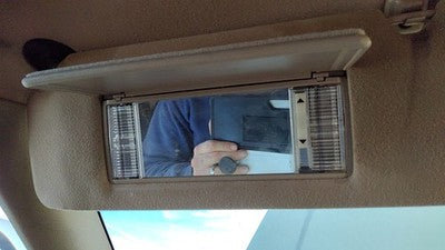 1994 Jeep Grand Cherokee Driver Left Sun Visor Oem Gray