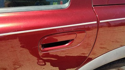 2001-2007 Volvo V70 Xc Driver Left Rear Outside Door Handle Oem Back Red 445