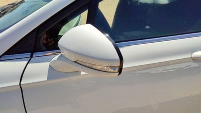 2013-2014 Ford Fusion Driver Left Power Side Mirror Door Mounted Oem White Yz