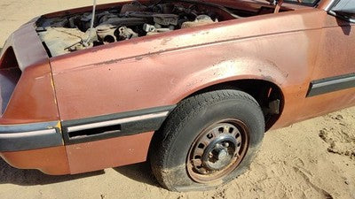 1985-1988 Pontiac Sunbird Driver Left Front Fender Oem Brown 22536459