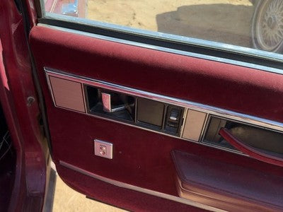 1988 Olds 88 Passenger Right Rear Door Trim Panel With Switches Back