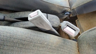 1995 Ford Aspire Driver Left Front Seat Belt Buckle Receiver Oem Gray