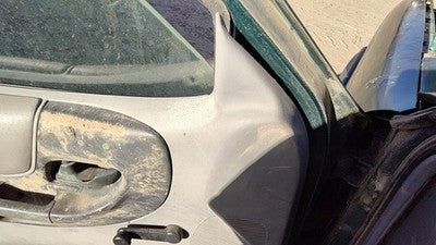 1998 Ford Ranger Driver Left Front Door Trim Panel Manual Windows Gray