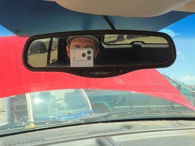 2000 Jeep Grand Cherokee Inside Rear View Mirror Oem Windshield Mounted