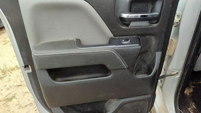 14-15 1500 Driver Left Rear Door Trim Panel With Switches Back H2r Gray