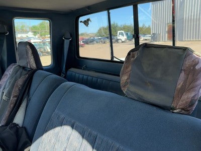 1992 Ford F250 Pair Of Front Headrests Oem Left Right Set Seat Gray