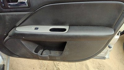 10-12 Fusion Passenger Right Front Door Trim Panel With Switches Charcoal Fw