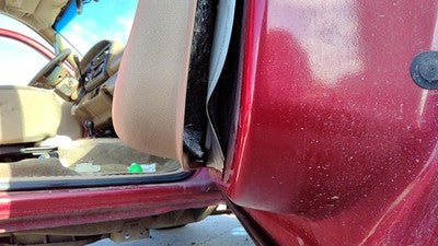 2000 Dodge Durango Passenger Right Front Door Trim Panel With Switches Tan