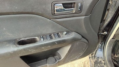 10-12 Fusion Driver Left Front Door Trim Panel With Master Switch Charcoal Dw