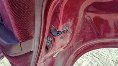 1995-2001 Chevy Lumina Passenger Right Rear Door Latch With Rods/Cables Oem Back