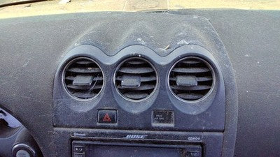07-09 Nissan Altima Center Dash Vents With Trim Panel Bezel G Charcoal Hybrid