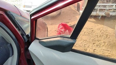 10-14 Insight Passenger Right Front Vent Window Small Door Glass With Frame Oem