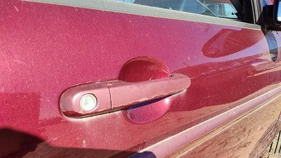 06-11 Accent Passenger Right Front Outside Door Handle 5r Wine Red 4 Door