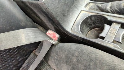 09-13 Toyota Corolla Passenger Right Front Seat Belt Buckle Receiver Charcoal 17