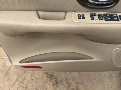 2004 Buick Rainier Driver Left Front Door Trim Panel With Master Switch Tan 332