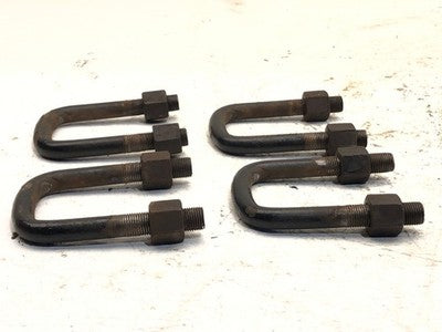 1961 Ford F100 Pickup Unibody Set Of Front Spring U-Bolts With Knuts Oem Leaf