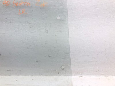 89-90 Nissan Sentra Driver Left Rear Quarter Glass Back Side Window 2 Door Coupe