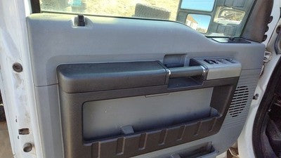 2011-2016 Ford F250 Driver Left Front Door Trim Panel With Master Switch Gray 3S