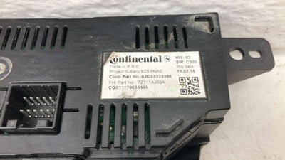 10-14 Outback Temperature Control Module In Dash Heater Ac Head Unit Auto Temp
