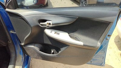 09 10 Corolla Passenger Right Front Inside Door Trim Panel Wh Switches Charcoal