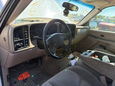 01-07 Silverado 2500 Passenger Right Rear Power Window Regulator With Motor Back