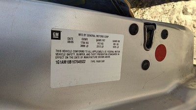2005 2006 Chevy Cobalt Starter Motor 2.4l 89017756
