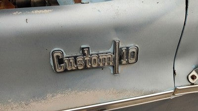 1973 Chevy C10 Driver Left Front Custom Fender Badge Emblem Oem