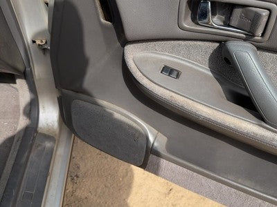 1990 Subaru Legacy Passenger Right Front Door Trim Panel With Switches Gray