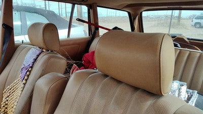 1980 Mercedes 300Td Pair Of Front Headrests Oem Left Right Set Seat