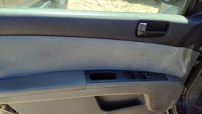 07-09 Sentra Driver Left Front Door Trim Panel With Master Switch Charcoal W