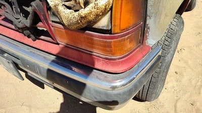 1989-1990 Ford Bronco 2 Trim Strip Between Bumper And Grille Oem Red F0Tz8200C
