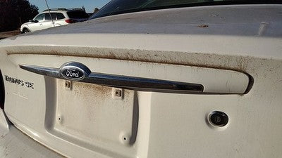 2000 Ford Taurus License Plate Trim Surround Panel Oem Tail Trunk Finish White