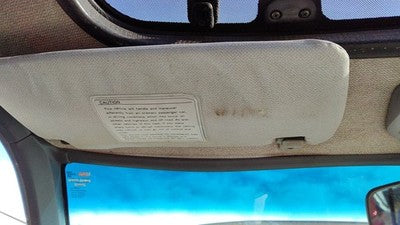 1994 Nissan Pathfinder Driver Left Sun Visor Oem Gray