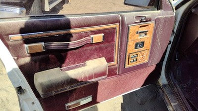 1989 Buick Century Driver Left Front Inside Door Trim Panel Only Oem Red