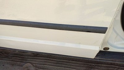 2008 Dodge Grand Caravan Passenger Right Rear Moulding From Door Back Trim Strip