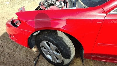 2006-2016 Chevy Impala Driver Left Front Fender Oem Red 74U 89023525