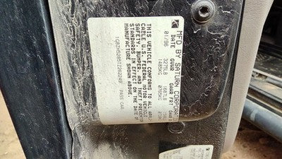 Saturn Sl1 Complete Heater Box Housing Behind Dash Oem