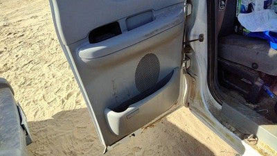 1999-2003 Ford F150 Passenger Right Rear Door Trim Panel Back Gray C2